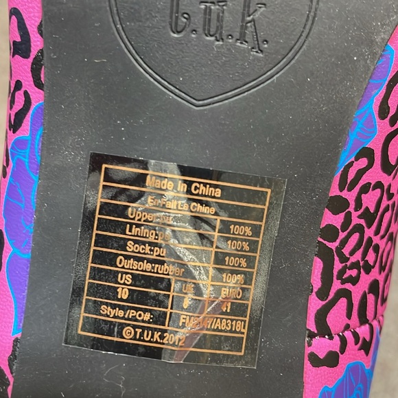 Tuk rose print heels - new - Picture 8 of 8